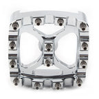 MX Style Brake Pedal Pad Cover for Harley Softail Dyna Sportster Iron 883 (2000–2023) Chrome