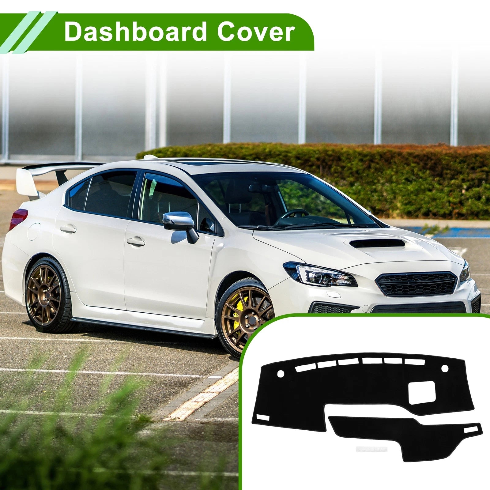 Dashboard Cover Mat for Suzuki Solio (2021–2024) - Black, Set of 1