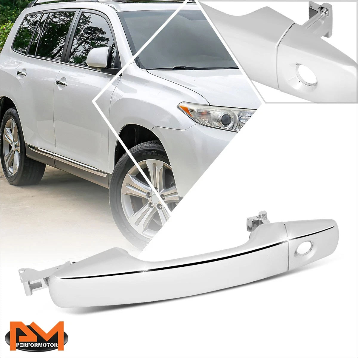 Chrome Exterior Outer Door Handle for 4Runner/Camry/Tacoma (2003–2015)