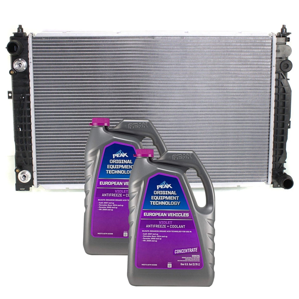 Set of 2 Radiators for VW Passat Audi A4 A6 (1998–2001)