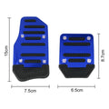 Set of 2 Non-Slip Manual Gas Brake Foot Pedal Covers Universal