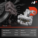 Pair Rear Brake Calipers with Bracket for Acura Integra (1994–2001) Honda Civic