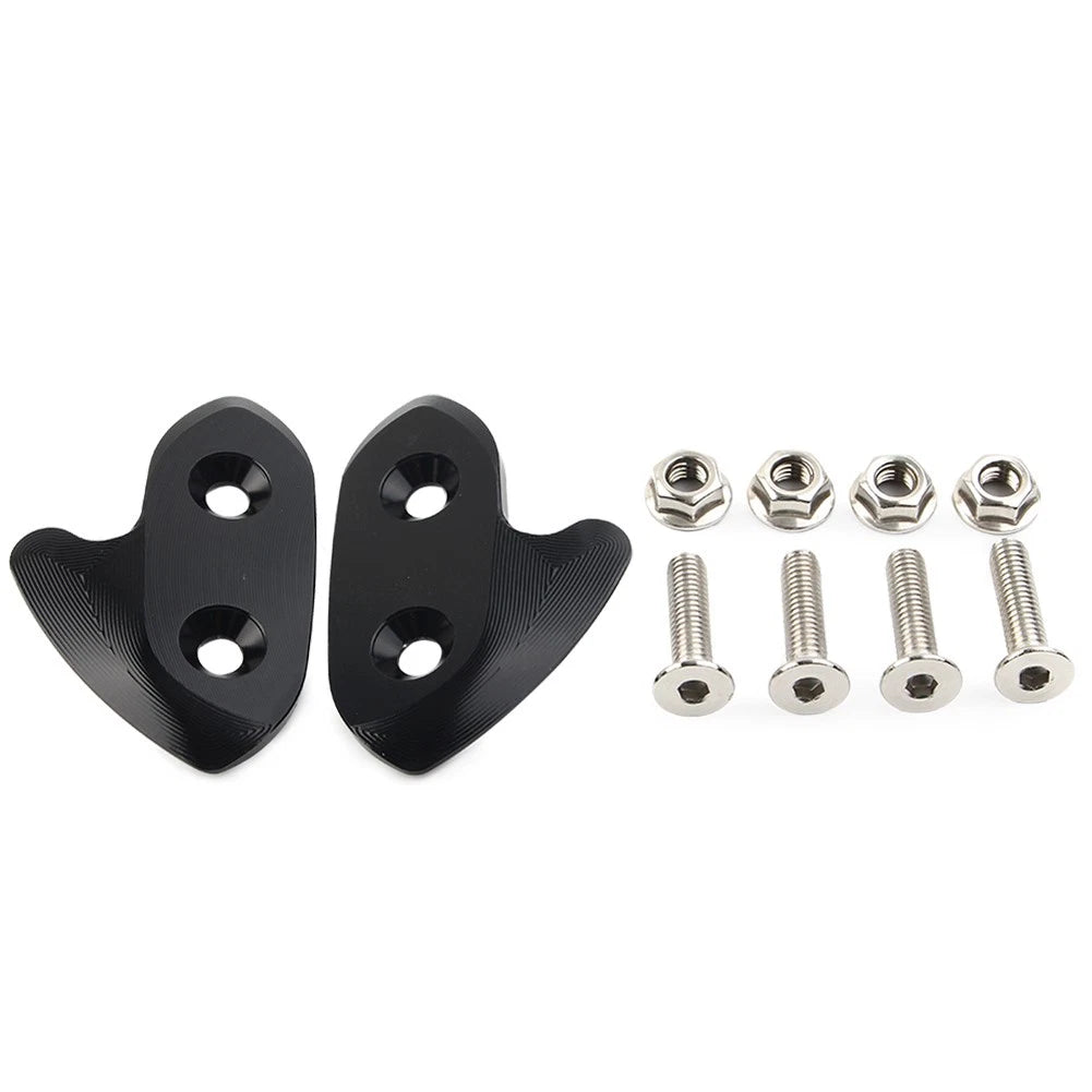 Set of 2 Rearview Mirror Block Off Base Plates for Yamaha YZF-R1 (2015–2019)
