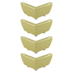 Set of 4 Heavy Load Bearing Triangle Metal Cabinet Feet