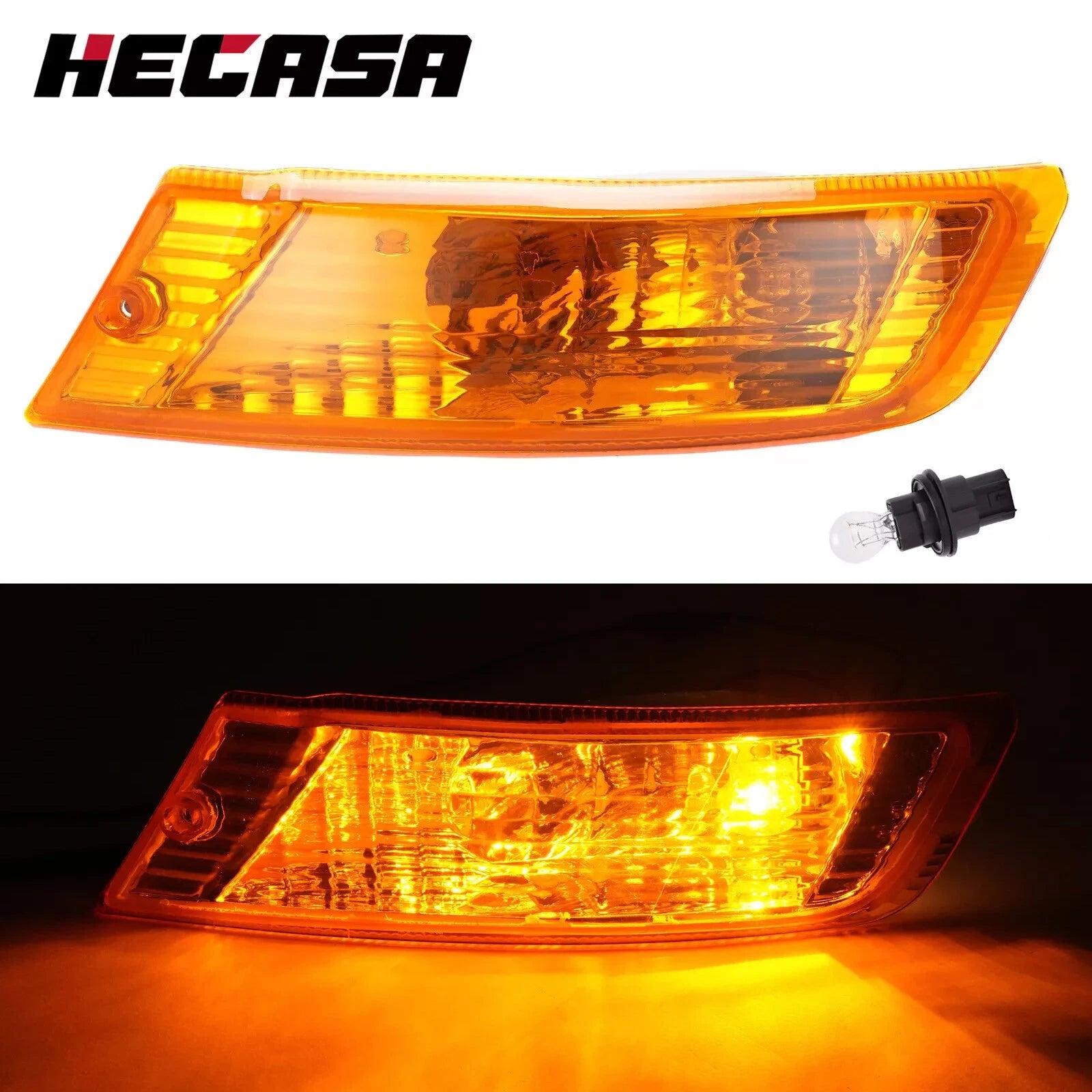 Left Side Turn Signal Light w/Bulb for Jeep Liberty (2005–2007)
