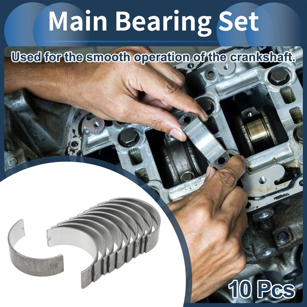 Main Bearing Set No. 1170135030 for Toyota Cressida (1980–1996) 10 Pcs