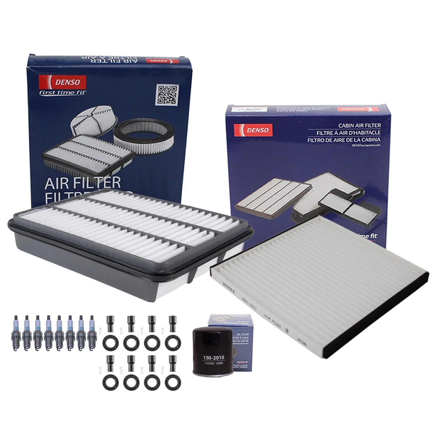 Denso Tune Up Kit 8 Spark Plugs & Boots for Lexus GX470 (2003–2009)