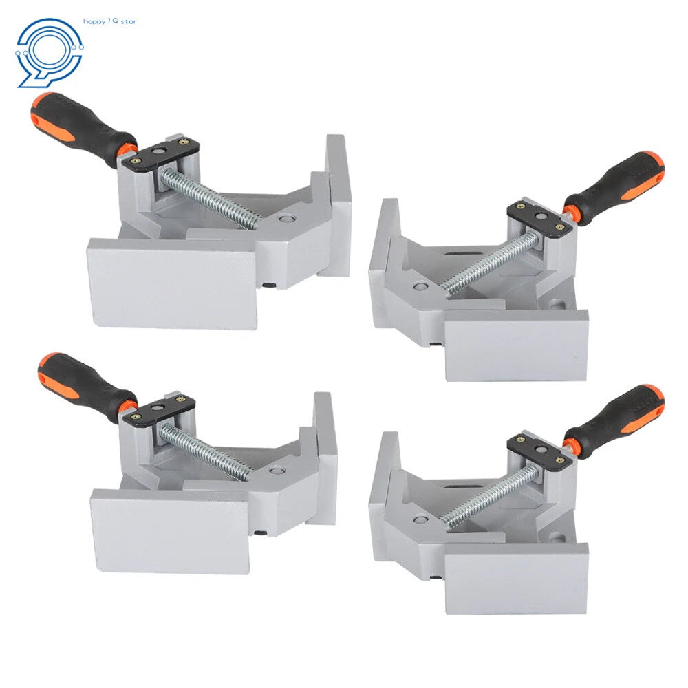 Set of 4 Corner Clamps for Woodworking DIY (90 Degree)