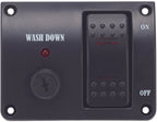Deck Wash Rocker Switch Panel for Marine (12V) - LED