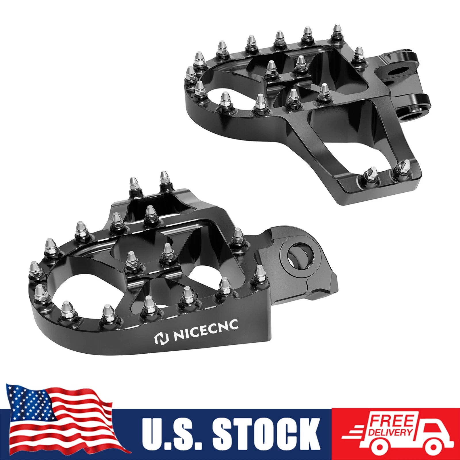 Extended Foot Pegs Footrests for Beta RR 2T 250 300 (2013–2019, XTrainer 2015–2023)