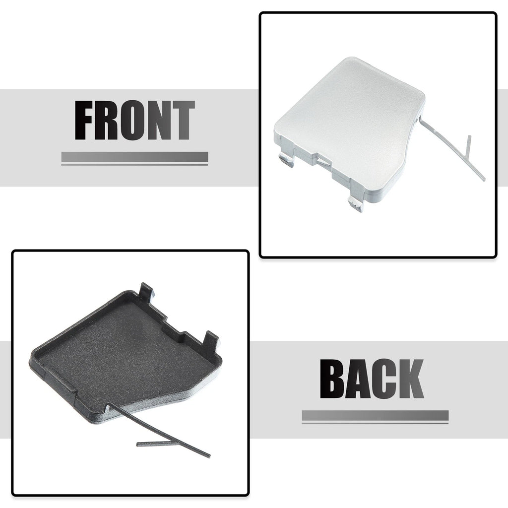 Front Right Tow Hook Cover for Subaru Forester (2015–2018) 718844975360 Silver