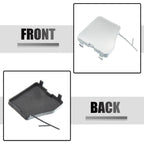 Front Right Tow Hook Cover for Subaru Forester (2015–2018) 718844975360 Silver