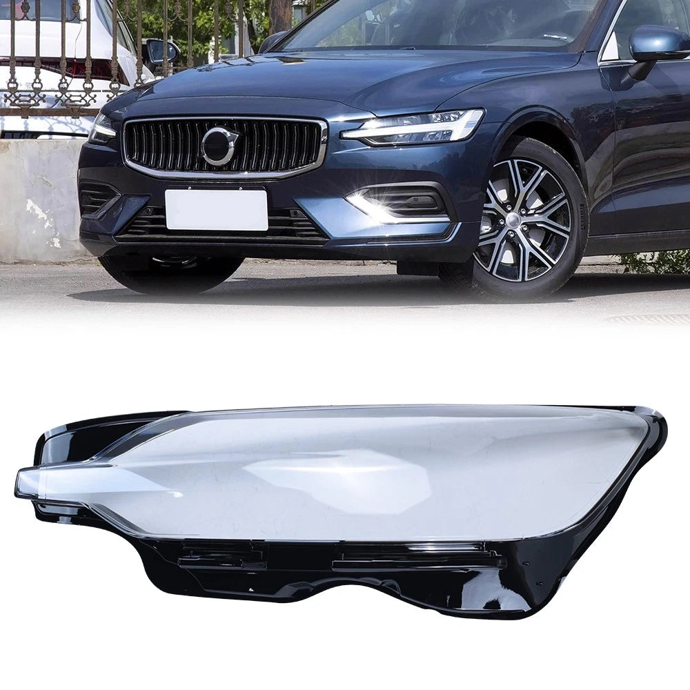 Driver Left Clear Headlight Lens for Volvo S60 (2019–2024) 1Pcs