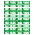 20x Diesel Fuel Only Decal Stickers for Automotive Use