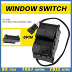Power Window Switch for Tesla Model 3 (2017–2020) 1081037-01-F 6Pins