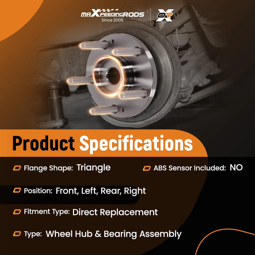 Rear Front Wheel Hub Kit for Kia Forte (2019–2022)