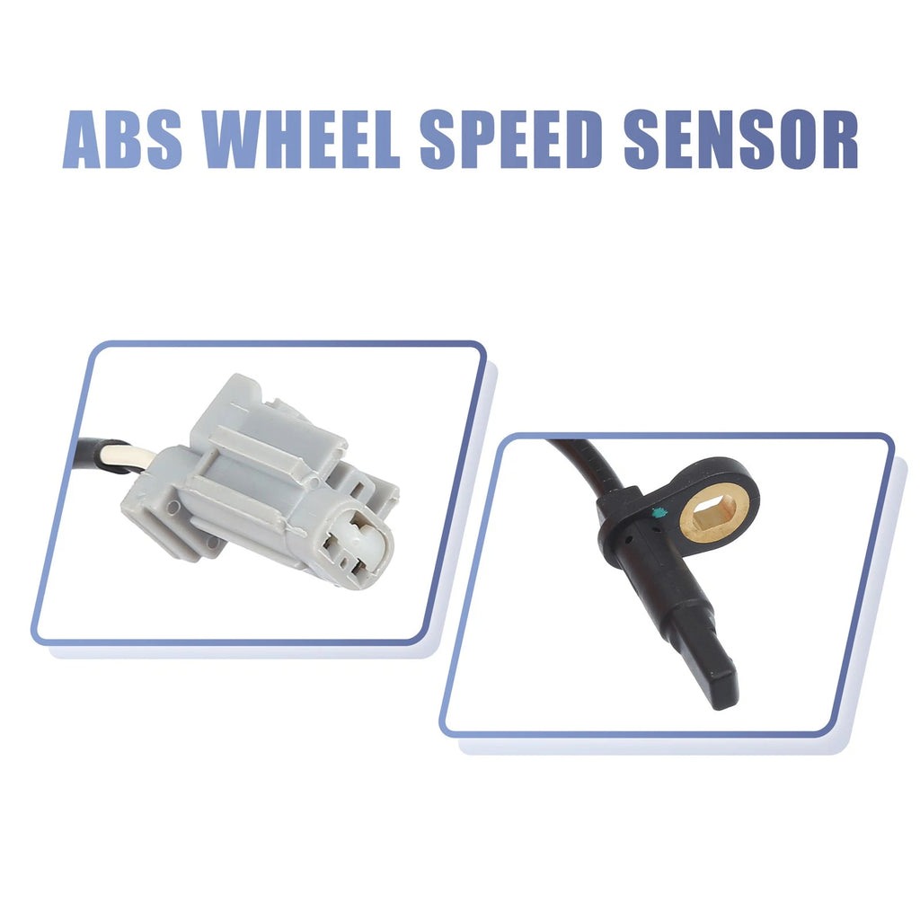 Set of 2 ABS Wheel Speed Sensors for Nissan (781913533662)