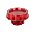 Aluminum Alloy Engine Oil Filler Cap Plug Cover Red for Honda Civic (1996–2000)