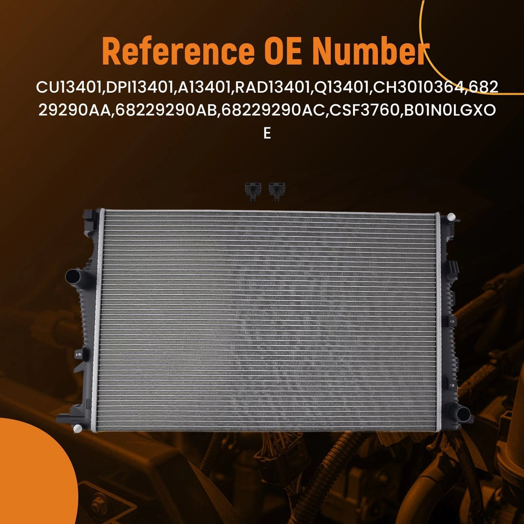 Aluminum Core Radiator for Jeep Cherokee (2014-2018)