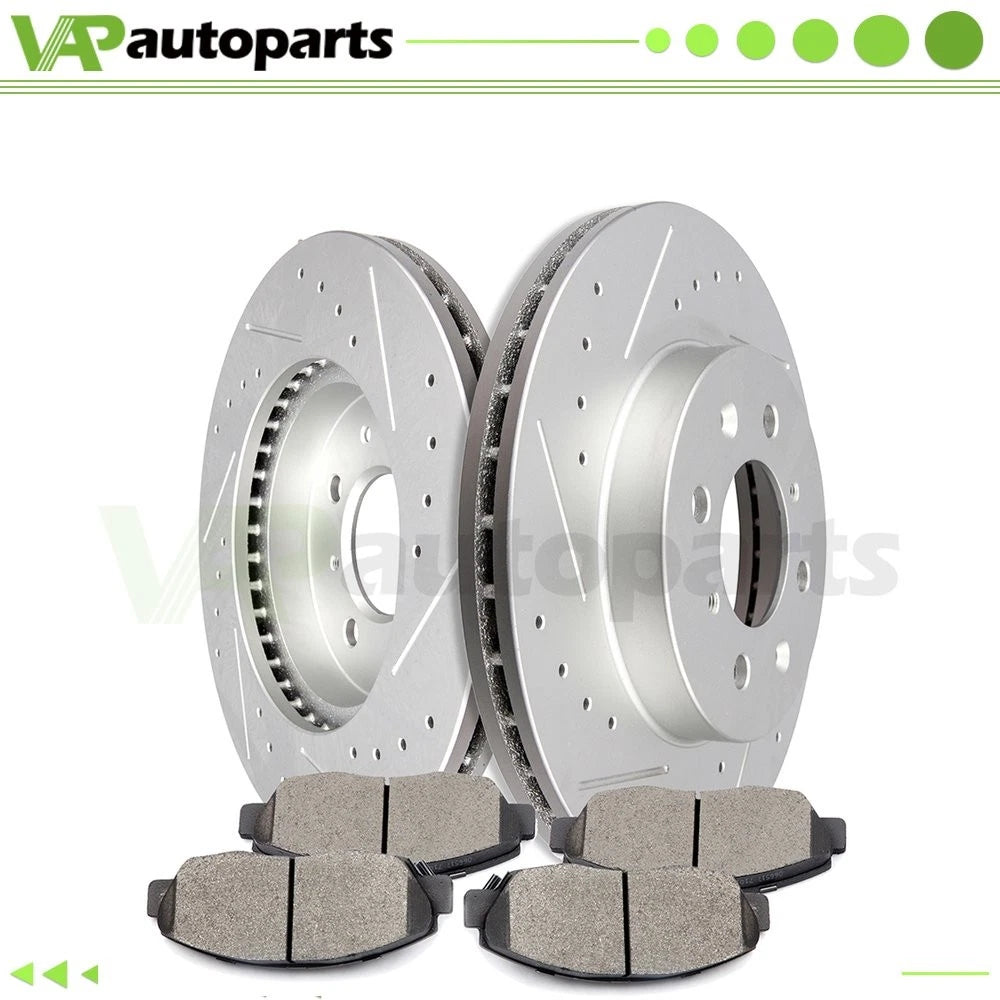 Drilled Slotted Brake Pads & Rotors for Honda Civic (1996–2005)