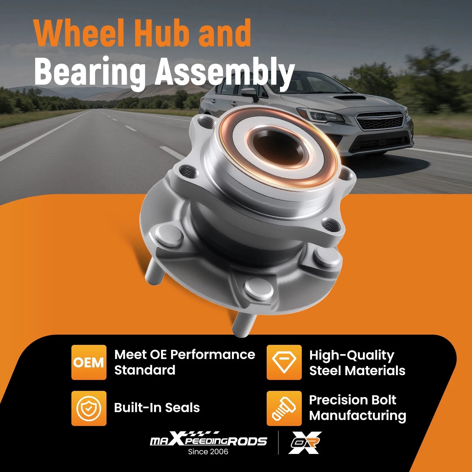 Rear Wheel Hub Assembly for Subaru Legacy Outback (2015–2021) HA590603