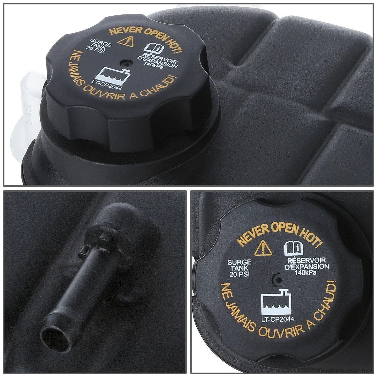 Engine Coolant Overflow Tank Reservoir Bottle w/Cap for Trax/Encore (2013–2021)
