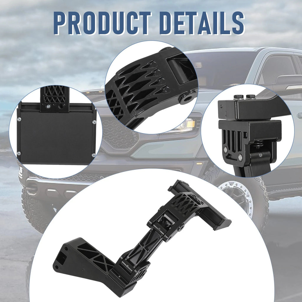 Black Swing Out Bed Corner Step for Dodge Ram 1500 2500 (2019-2023)