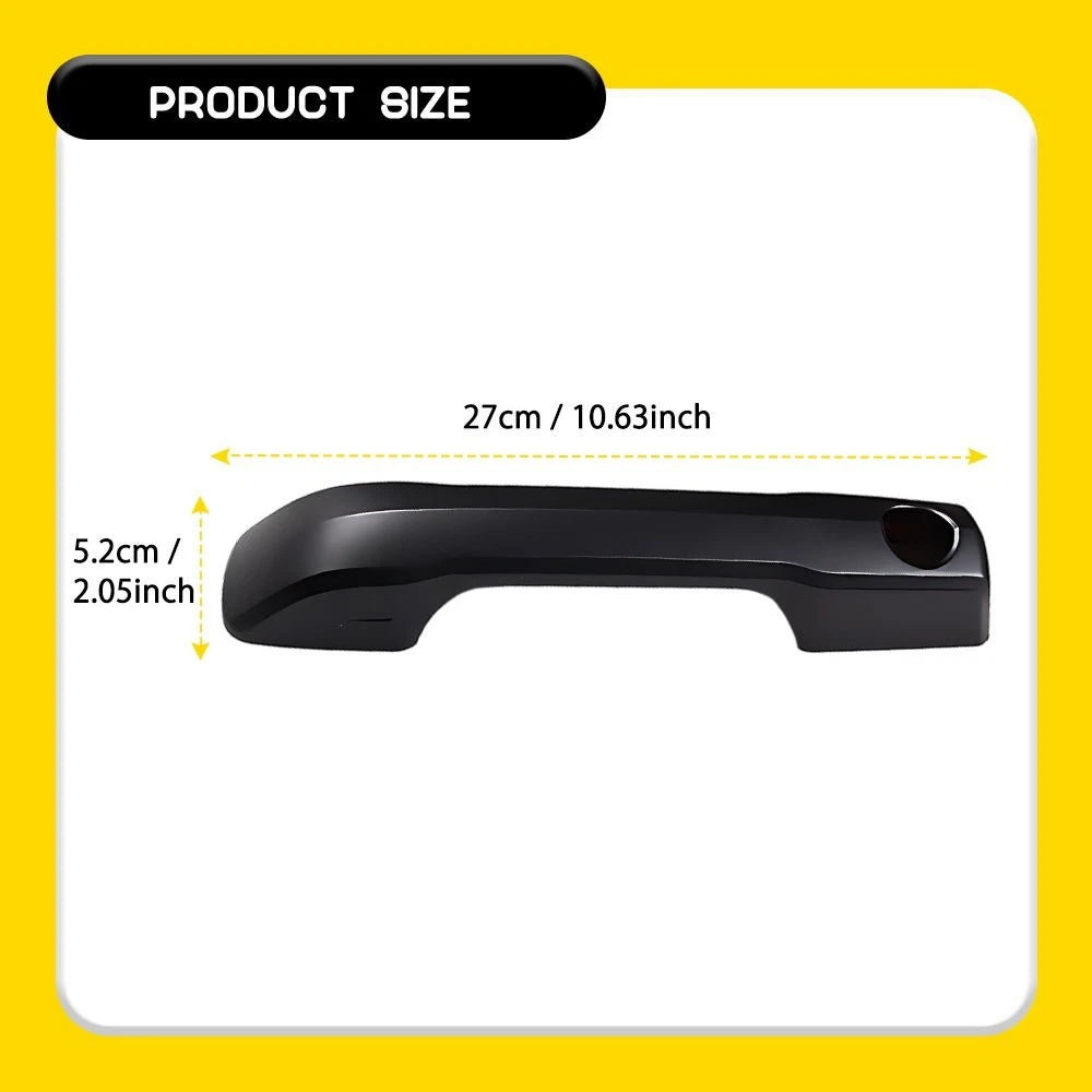 Matte Black Door Handle Cover Trim for Toyota Tundra (2022–2024) 4-20X