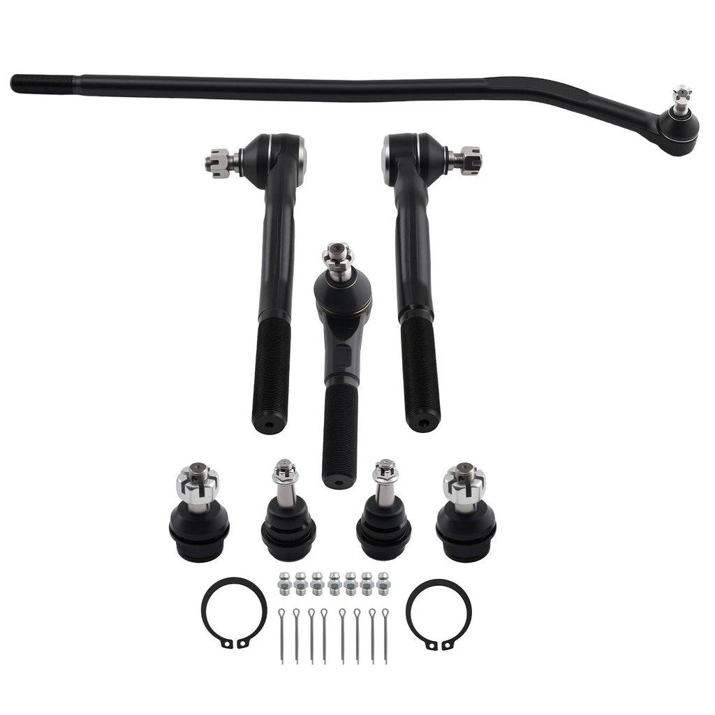 Front Inner Outer Tie Rod End Links Suspension Kit for Jeep Wrangler JK (2018–2018)