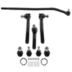 Front Inner Outer Tie Rod End Links Suspension Kit for Jeep Wrangler JK (2018–2018)