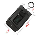 Center Console Lid for Chevrolet (2001–2007) Wireless Charging Armrest Black
