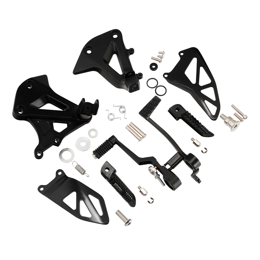 Front Rider Driver Foot Pegs Footrests Bracket for Suzuki GSXR1000 (2017–2025)