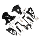 Front Rider Driver Foot Pegs Footrests Bracket for Suzuki GSXR1000 (2017–2025)