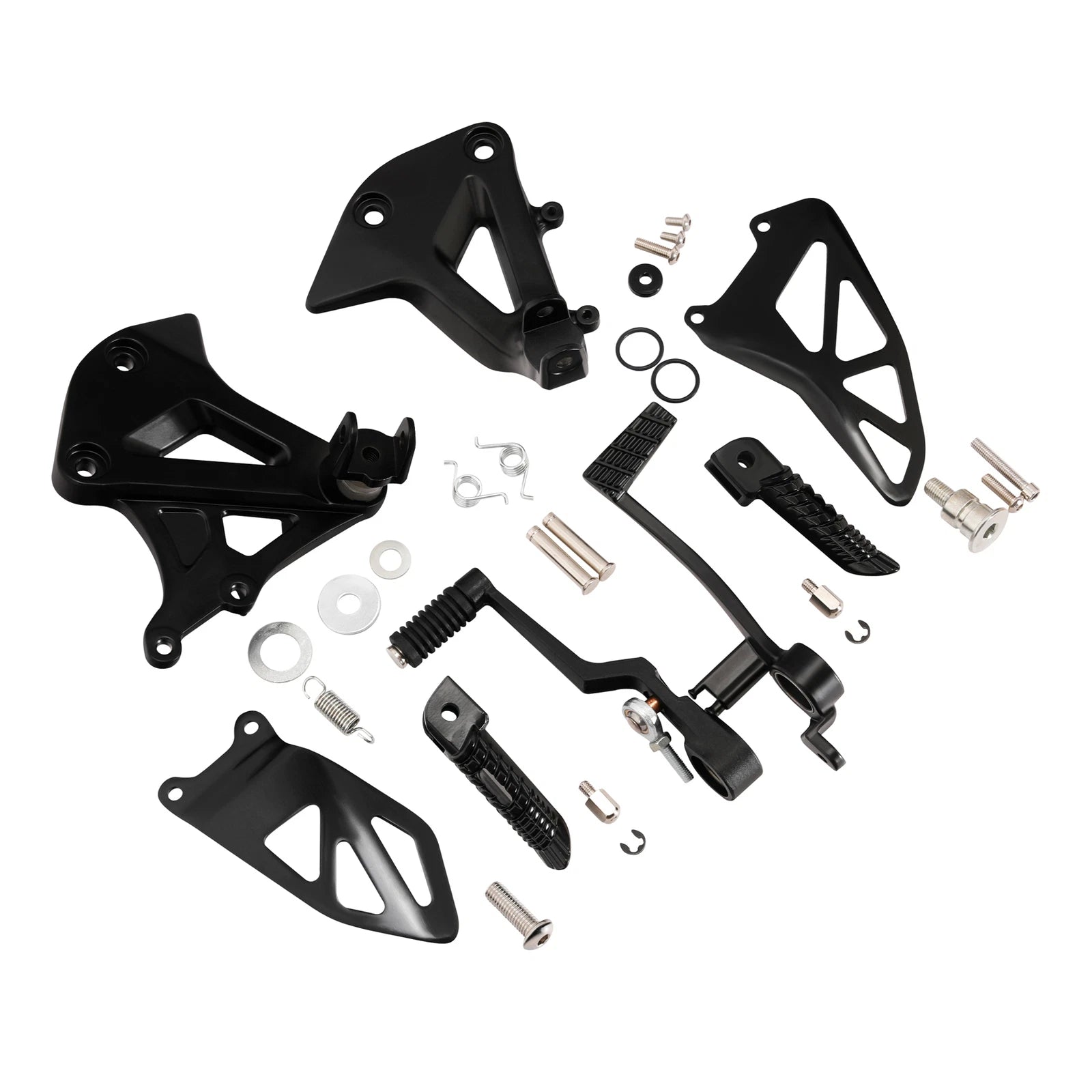 Front Rider Driver Foot Pegs Footrests Bracket for Suzuki GSXR1000 (2017–2025)