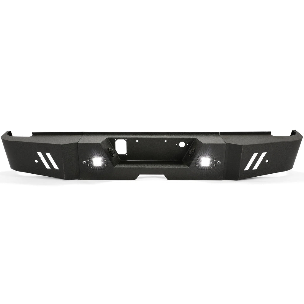 Steel Rear Bumper Assembly with LED Lights for Chevrolet Silverado 2500/3500 (2015–2019)
