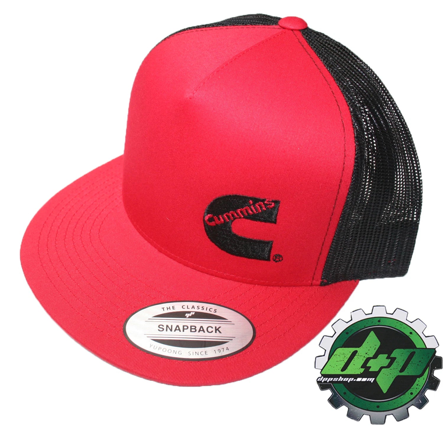 Cummins Trucker Mesh Hat for Trucks (Flatbill Snapback)