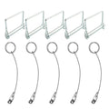 Shaft Lock Pin for Trailer Tow Coupler with Anti-Lost Rope