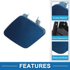 Front Left Bumper Headlight Washer Nozzle Cover for BMW 1 Series Blue