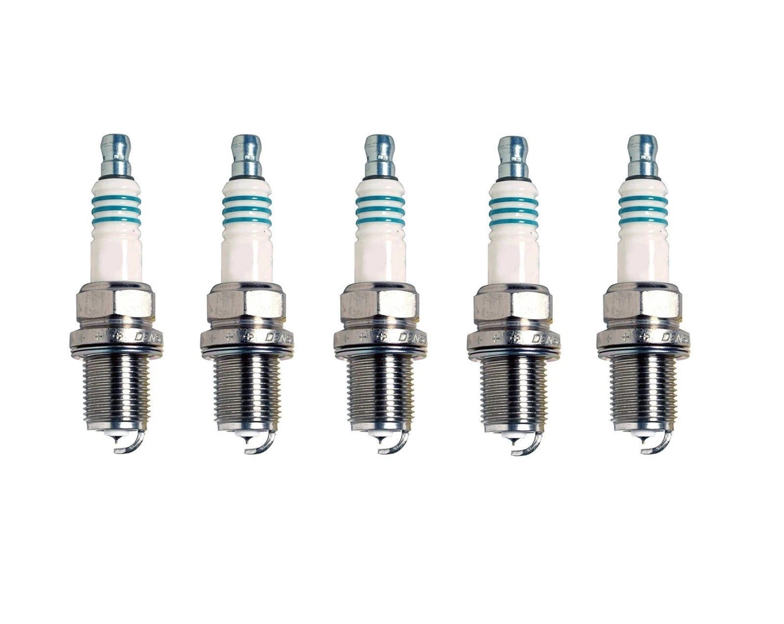 Set of 5 Iridium Power Spark Plugs Gap 044 for Volvo S4 S6 C70 S60 S70 S80 V70 (1990–2023)