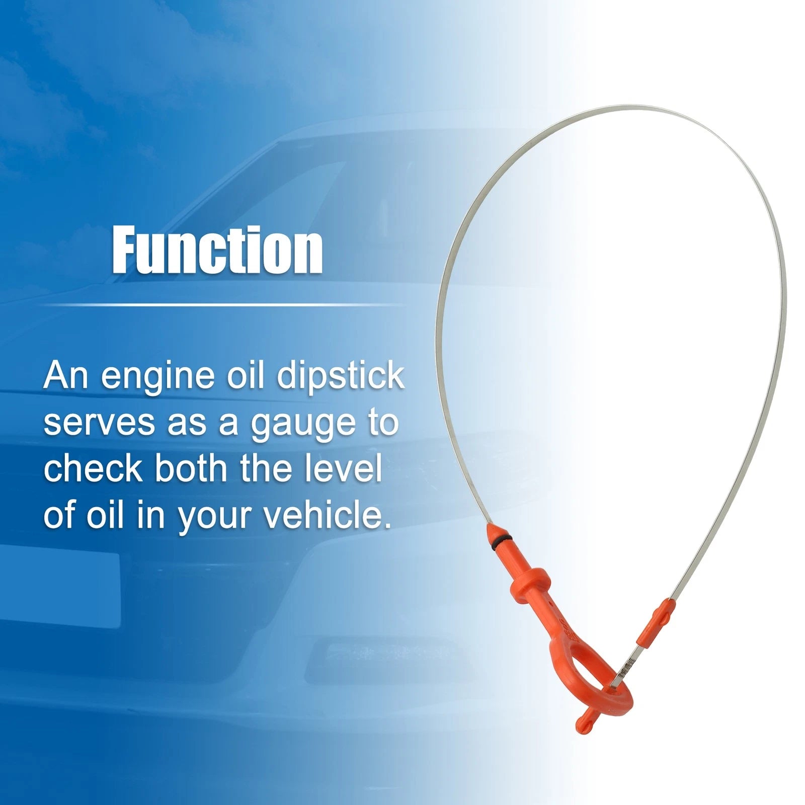Engine Oil Fluid Level Dipstick for Audi A4 (1996–2001) No. 078115611S