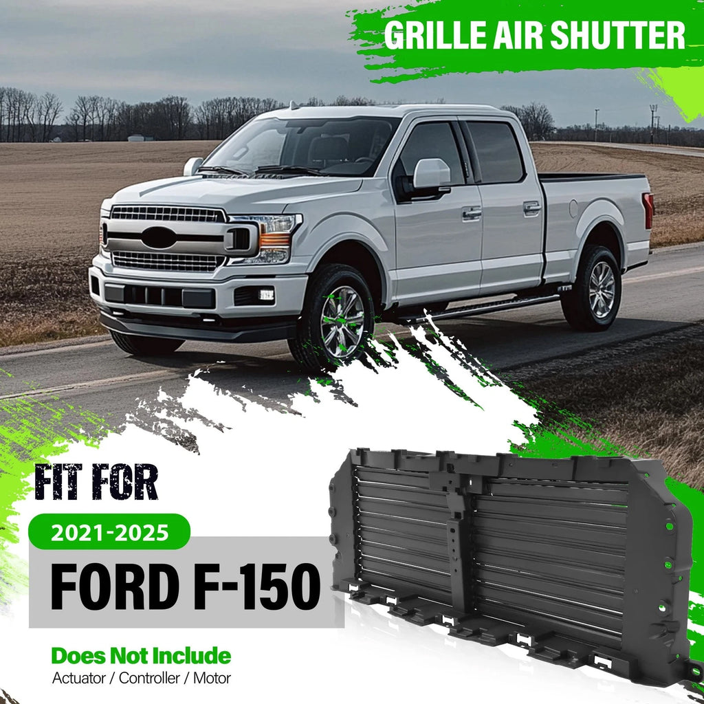 Front Upper Radiator Grille Air Shutter for Ford F-150 (2021–2025)