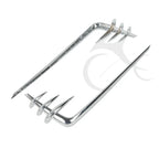 Chrome Saddlebag Lid Accents for Harley Touring Road King (1993–2013)