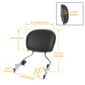 Backrest Sissy Bar 4 Point Docking Hardware Kit for Harley Touring (2014–2024)