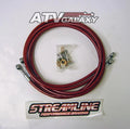 Streamline 54" Front Brake Lines for Yamaha YFZ450 (All Years)