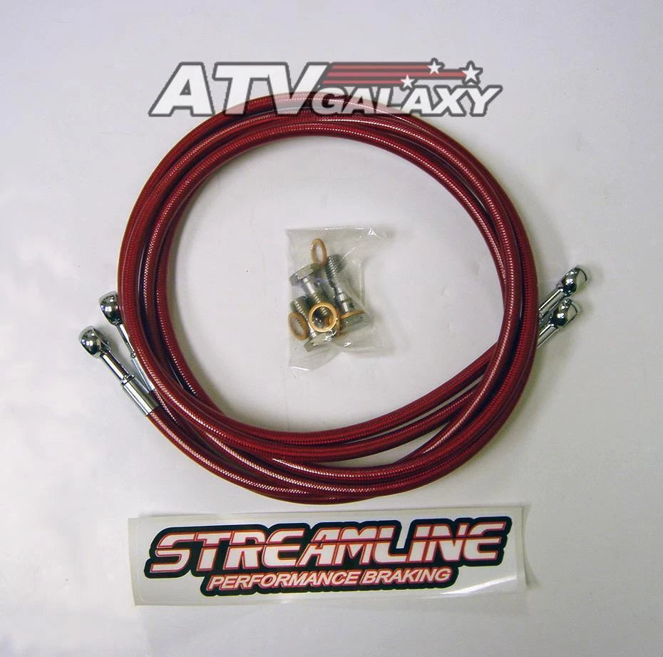 Streamline 54" Front Brake Lines for Yamaha YFZ450 (All Years)