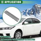 Set of 1 Window Weatherstrip Trim Seal Belt for Toyota (No. 7572002210/7572002260)