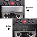 Center Console CD Radio Switch Control Panel Cover for Audi TT 8N (2001–2006)
