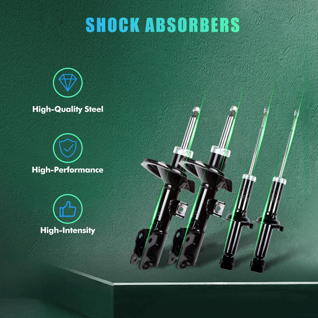 Set of 4 Struts for Mitsubishi Lancer (2008–2014)