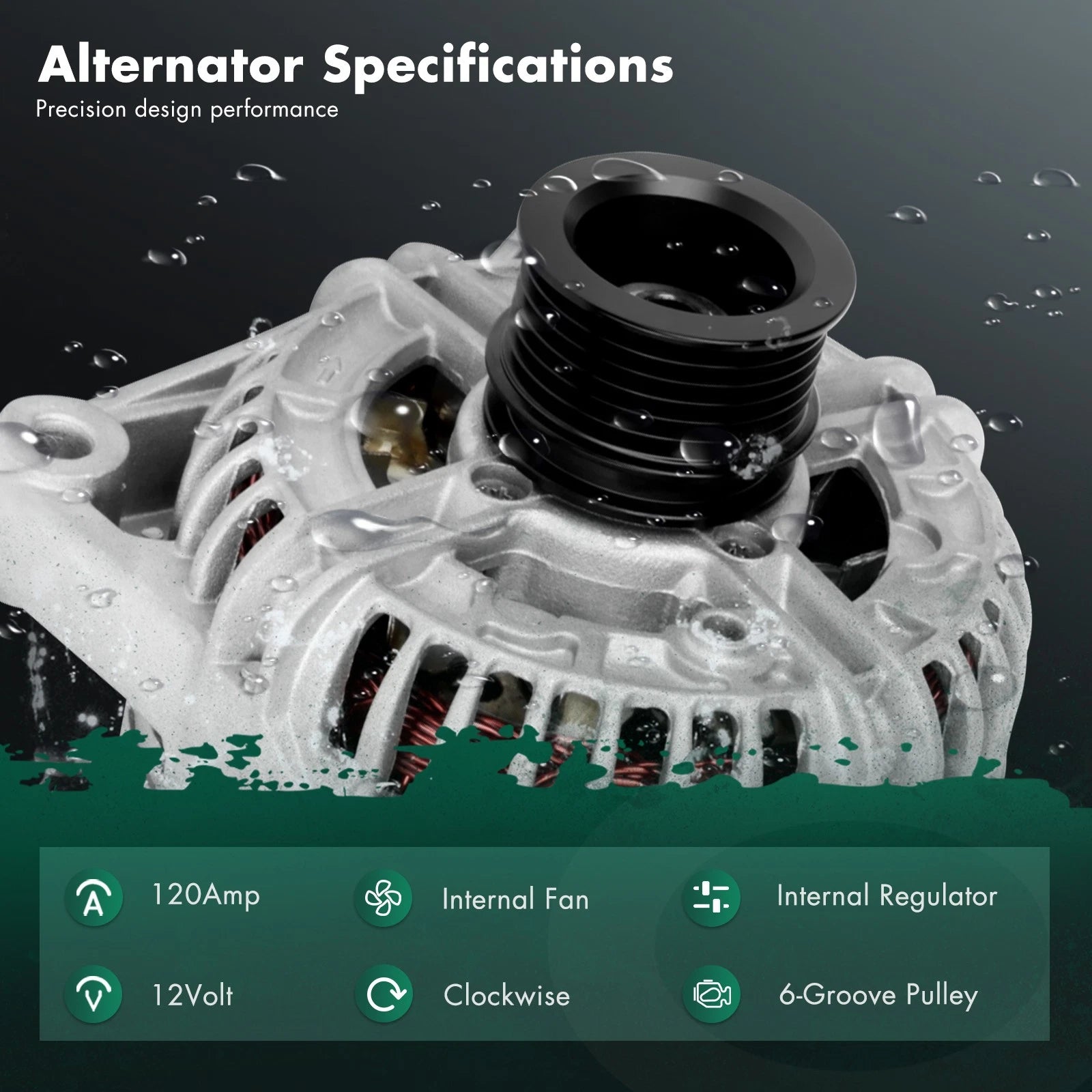 Alternator 13882 for BMW 330Ci 2001–2006, 330i 2001–2005, Z3 Coupe 2001–2002