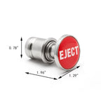Universal Sports Red Eject Push Button for Car Cigarette Lighter Plug Cover